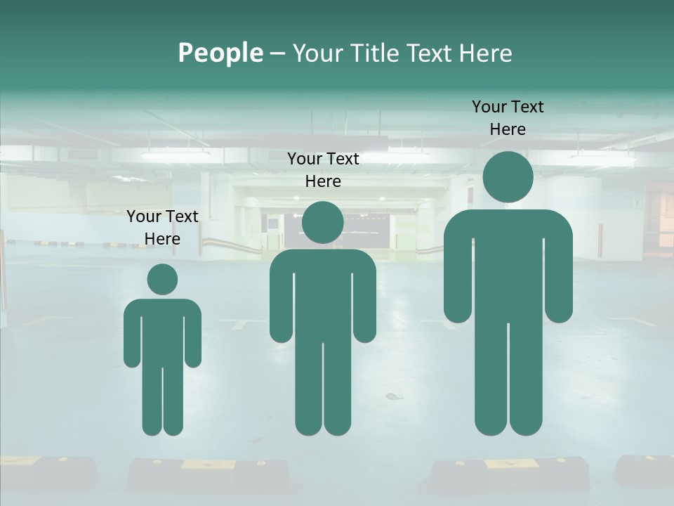 Garage Wall Tunnel PowerPoint Template