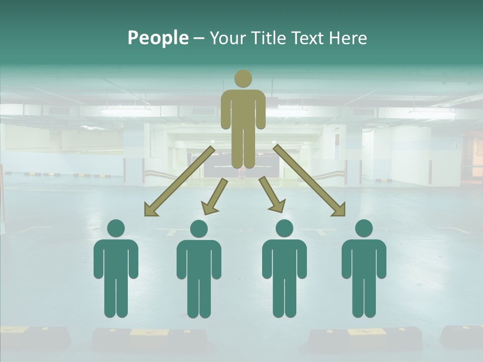 Garage Wall Tunnel PowerPoint Template