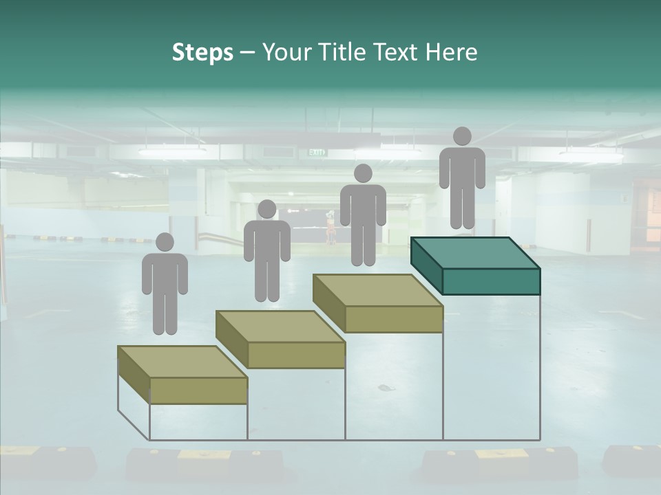 Garage Wall Tunnel PowerPoint Template