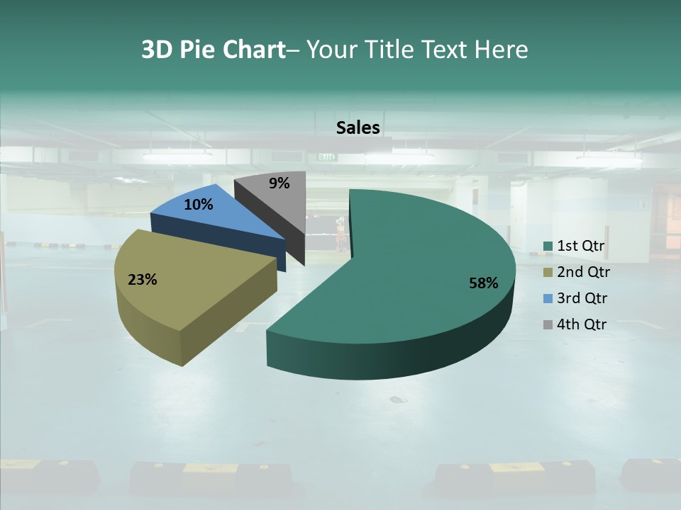 Garage Wall Tunnel PowerPoint Template