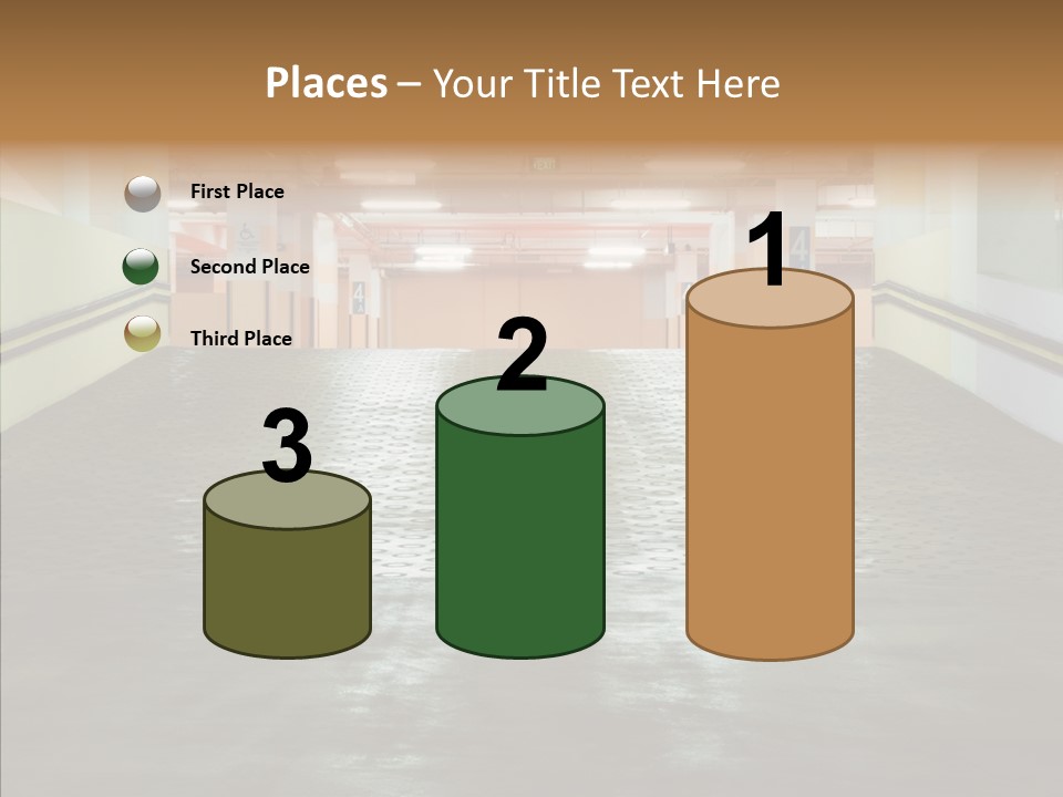 Empty Pavement Modern PowerPoint Template
