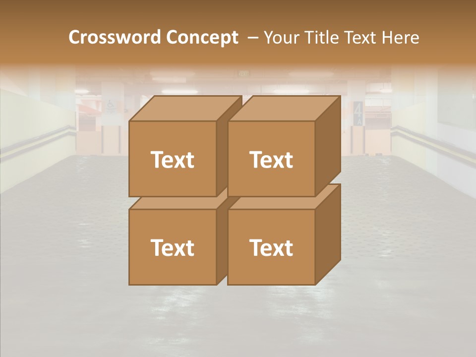 Empty Pavement Modern PowerPoint Template