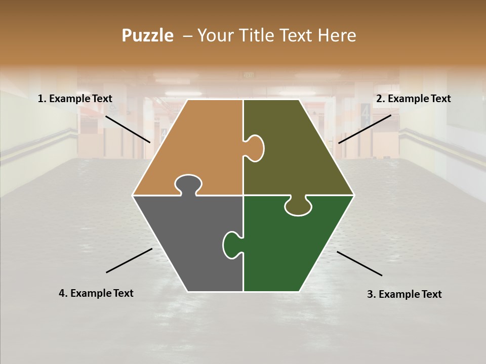 Empty Pavement Modern PowerPoint Template