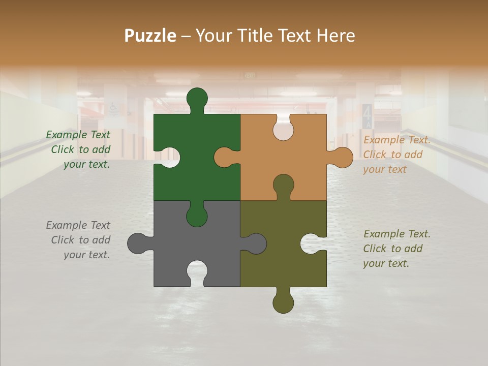 Empty Pavement Modern PowerPoint Template
