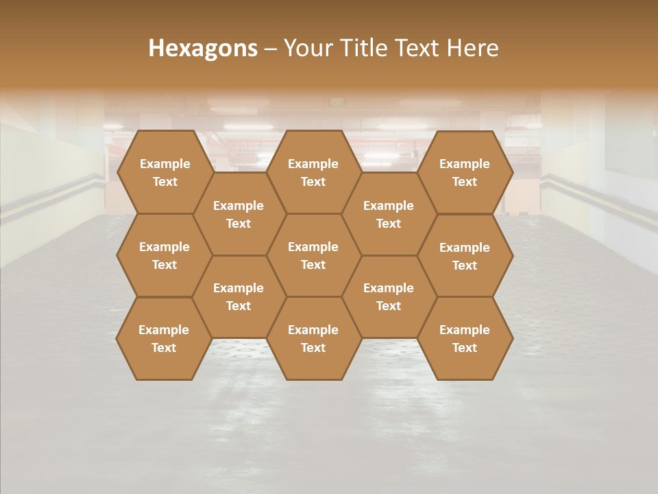 Empty Pavement Modern PowerPoint Template