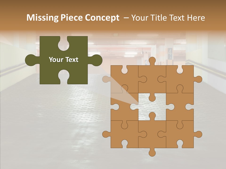 Empty Pavement Modern PowerPoint Template