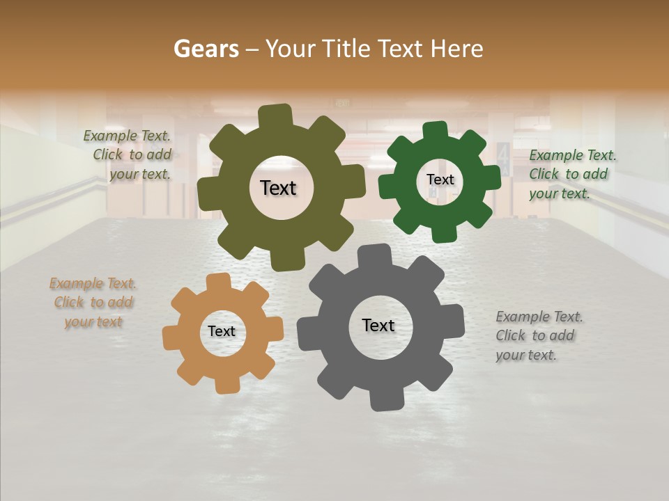 Empty Pavement Modern PowerPoint Template