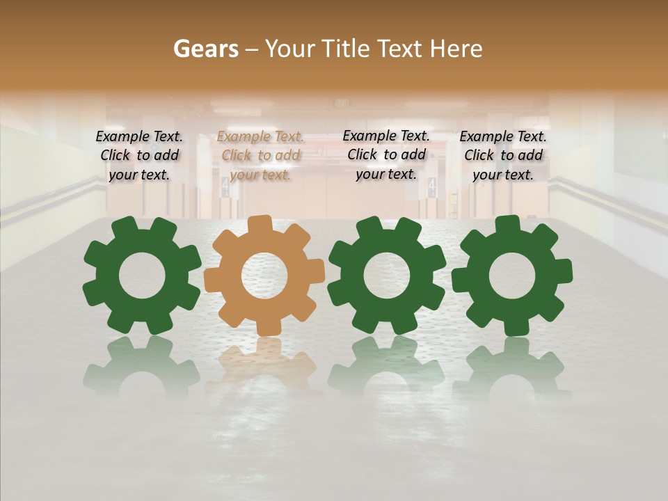 Empty Pavement Modern PowerPoint Template