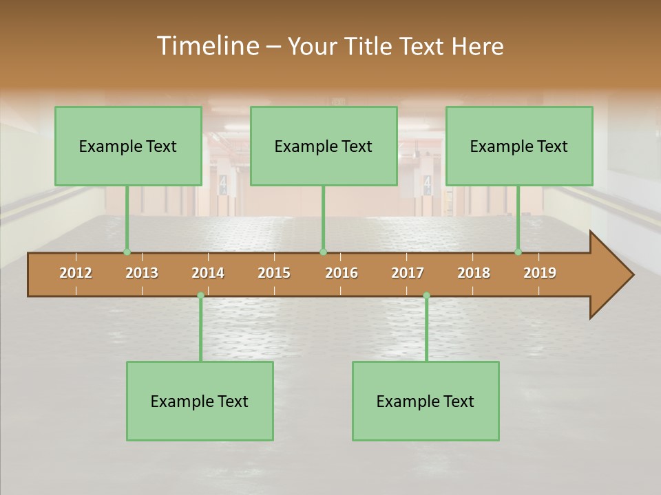 Empty Pavement Modern PowerPoint Template