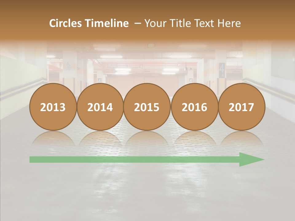 Empty Pavement Modern PowerPoint Template