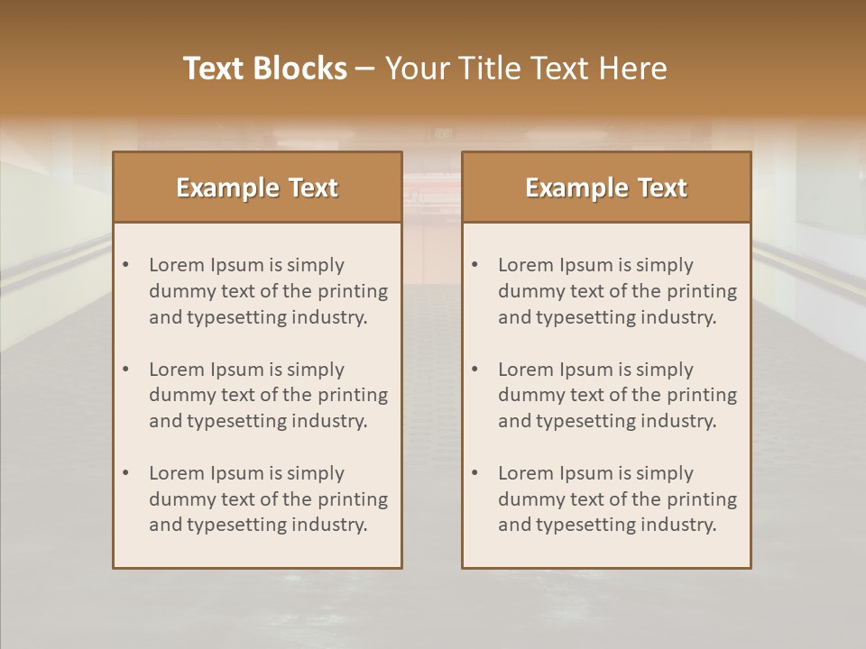 Empty Pavement Modern PowerPoint Template
