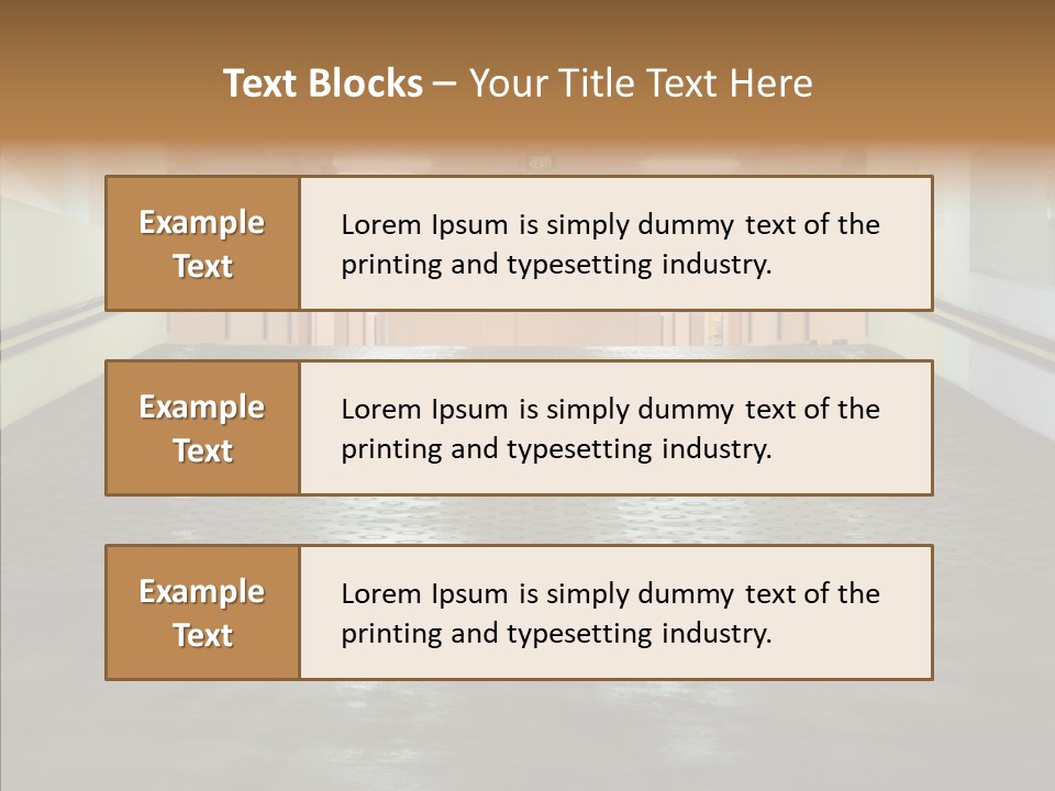 Empty Pavement Modern PowerPoint Template