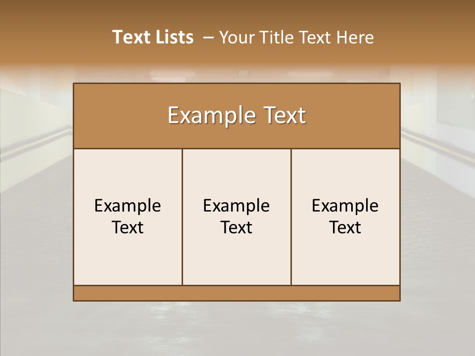 Empty Pavement Modern PowerPoint Template