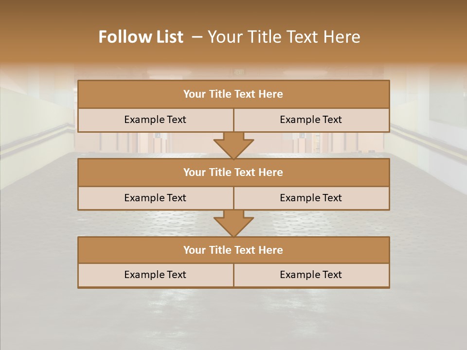 Empty Pavement Modern PowerPoint Template