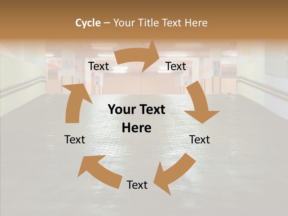 Empty Pavement Modern PowerPoint Template