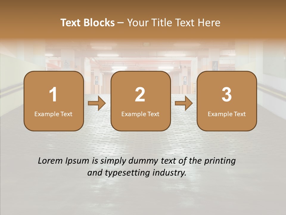 Empty Pavement Modern PowerPoint Template