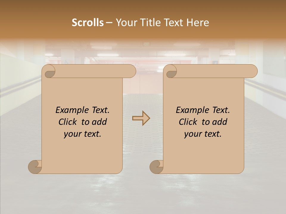 Empty Pavement Modern PowerPoint Template