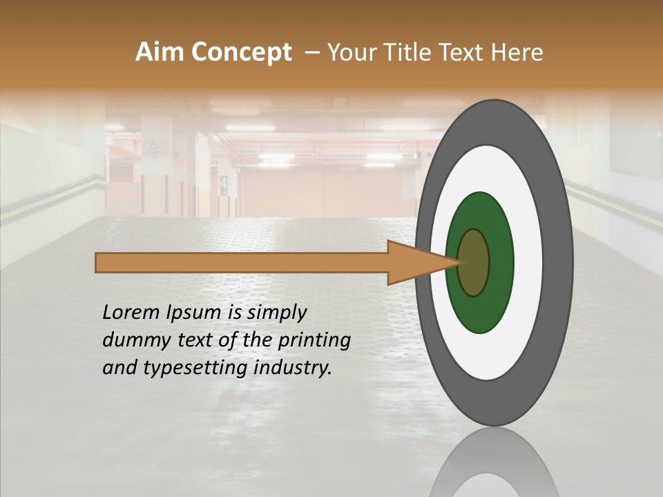 Empty Pavement Modern PowerPoint Template