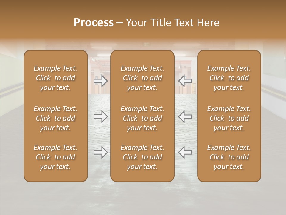 Empty Pavement Modern PowerPoint Template