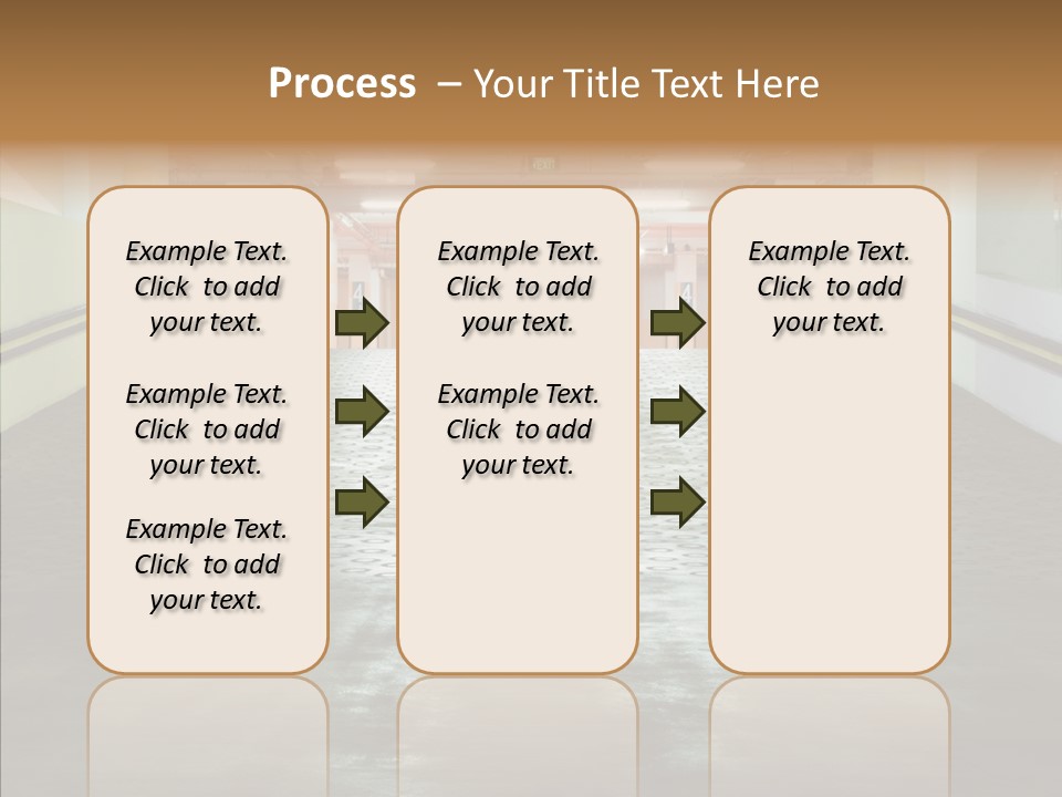 Empty Pavement Modern PowerPoint Template