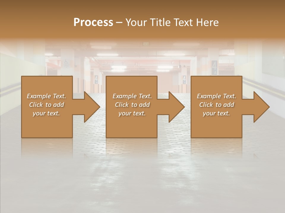 Empty Pavement Modern PowerPoint Template