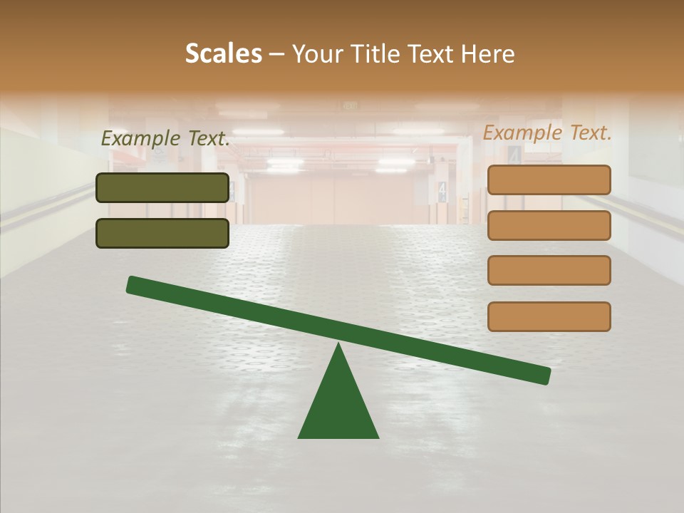 Empty Pavement Modern PowerPoint Template
