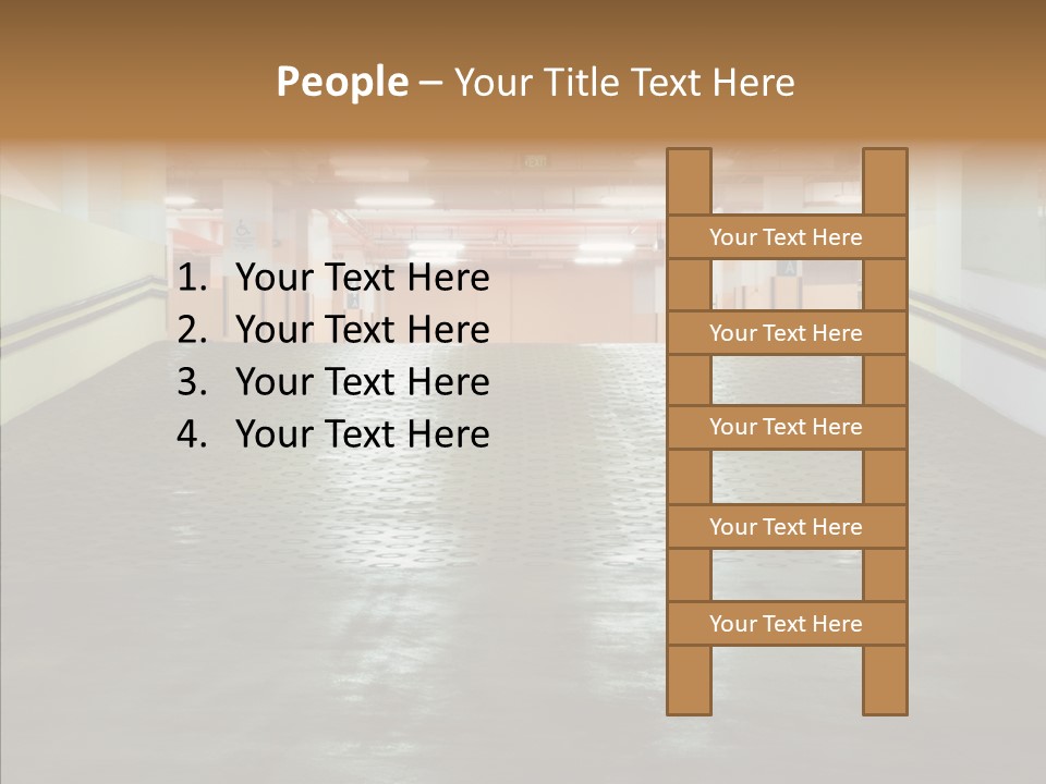 Empty Pavement Modern PowerPoint Template