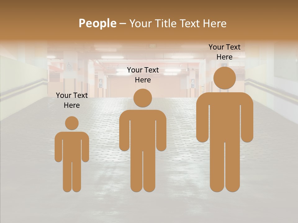 Empty Pavement Modern PowerPoint Template