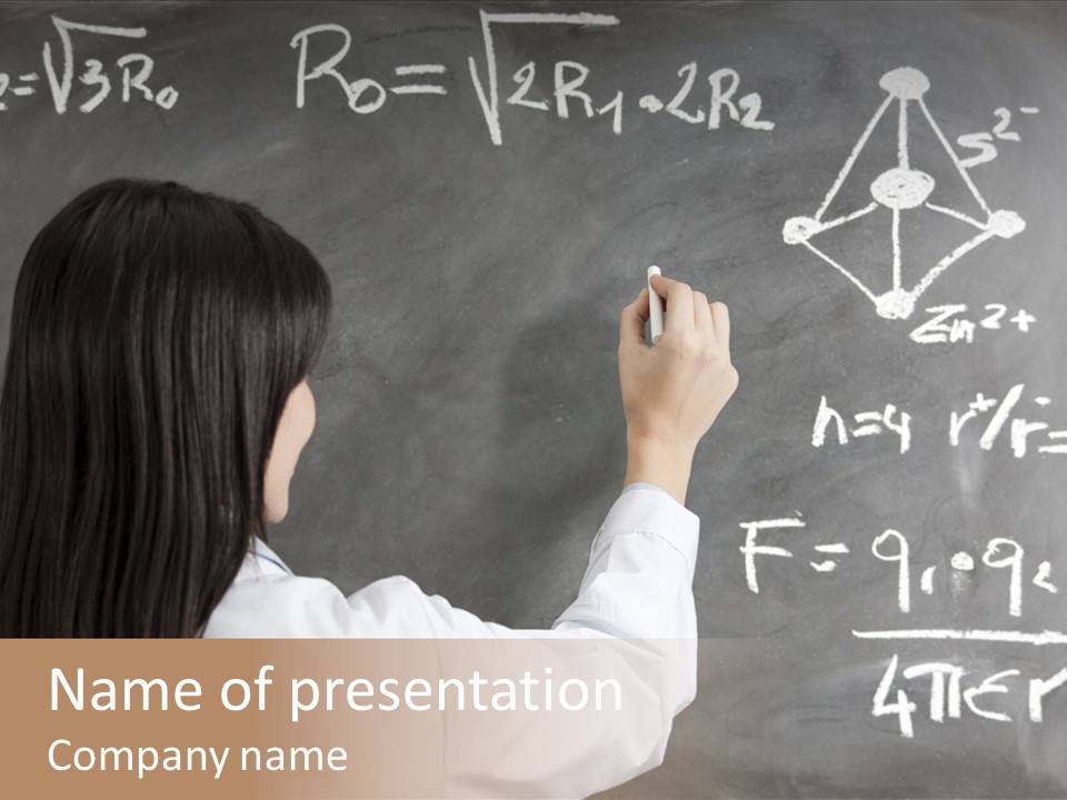 Chemistry Formula Writing PowerPoint Template