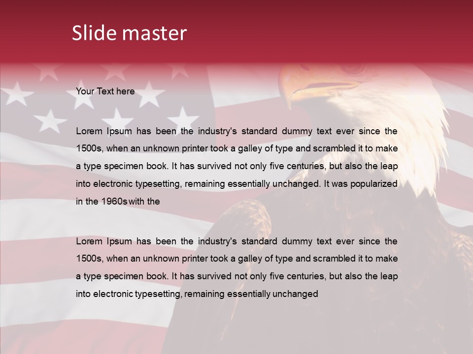 Majestic Bald Eagle PowerPoint Template