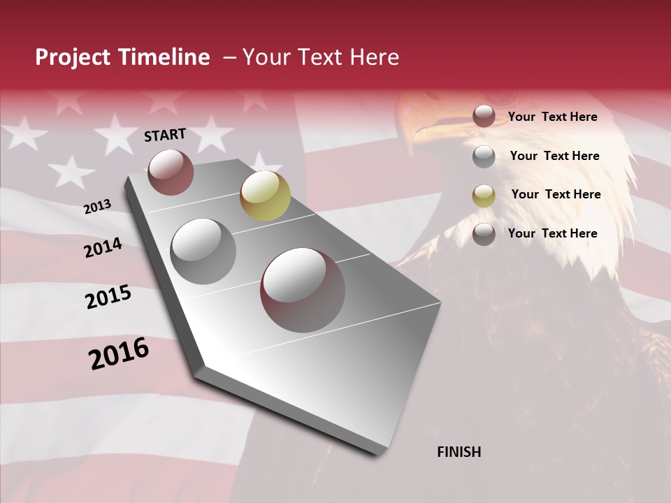 Majestic Bald Eagle PowerPoint Template