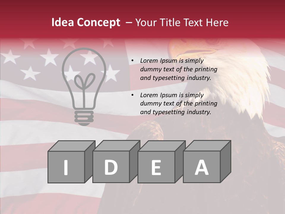 Majestic Bald Eagle PowerPoint Template