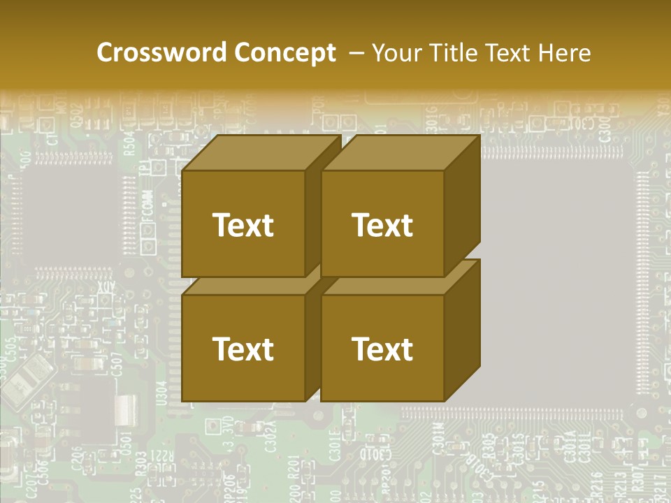 Technology Chips PowerPoint Template
