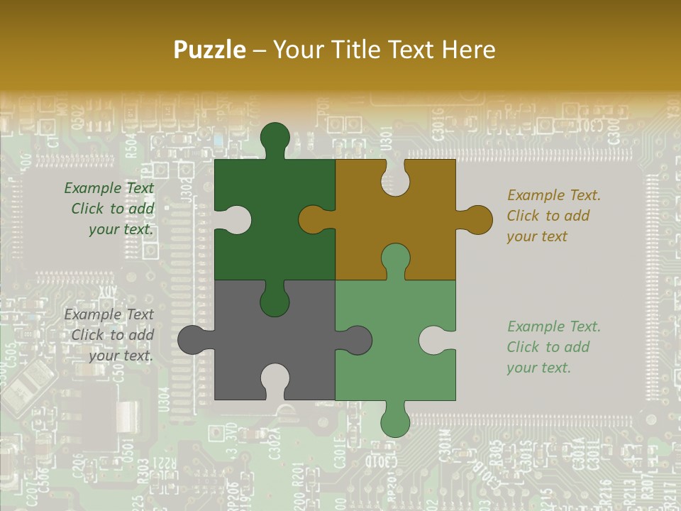 Technology Chips PowerPoint Template