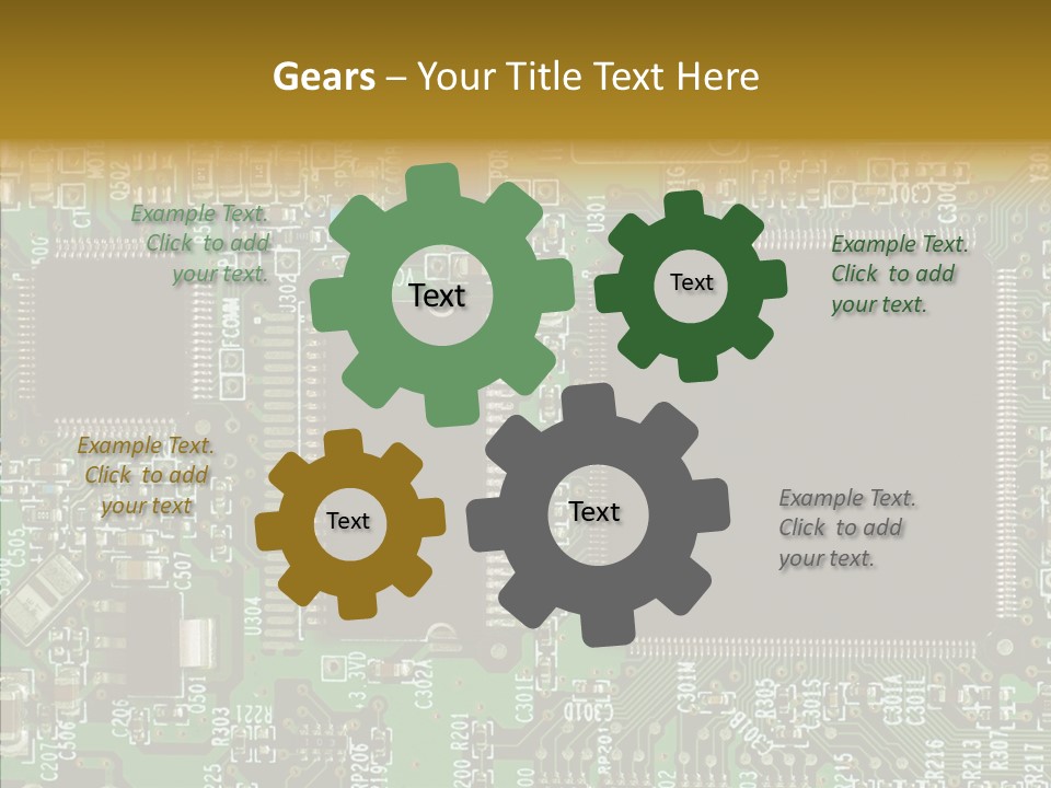 Technology Chips PowerPoint Template