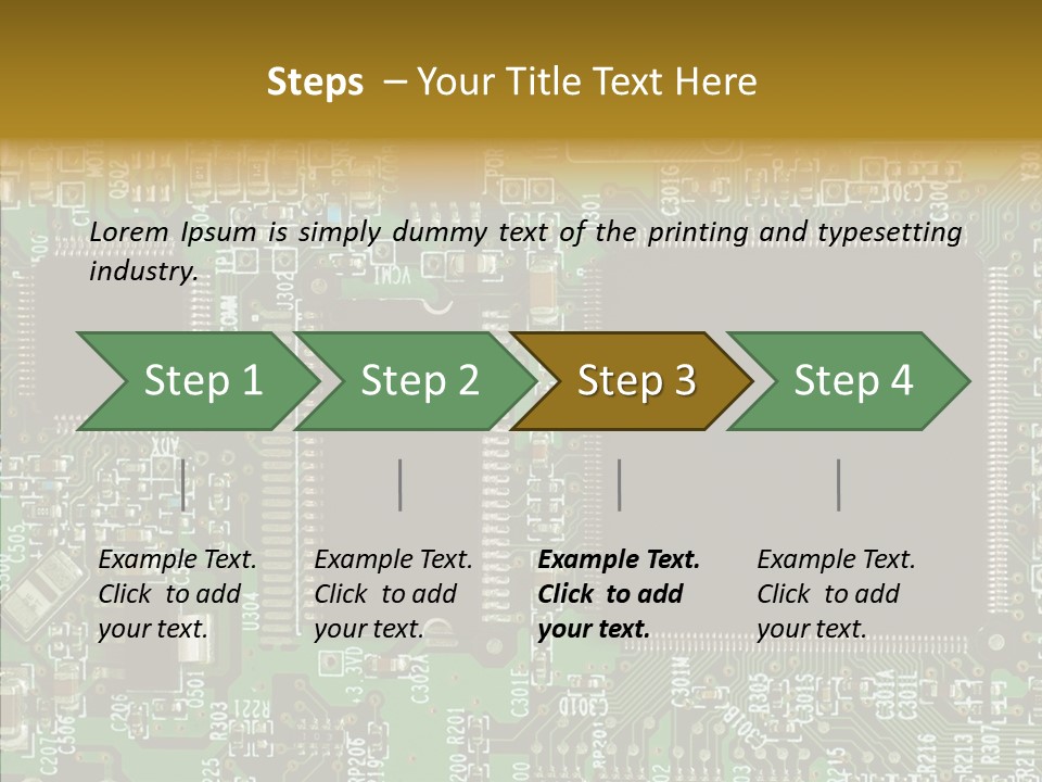 Technology Chips PowerPoint Template