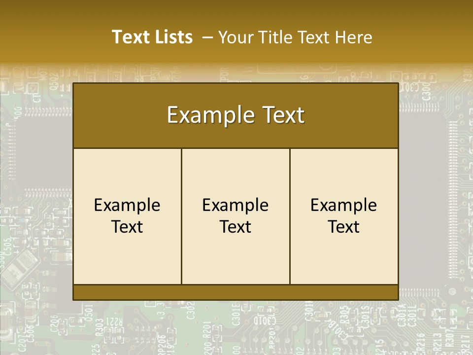 Technology Chips PowerPoint Template