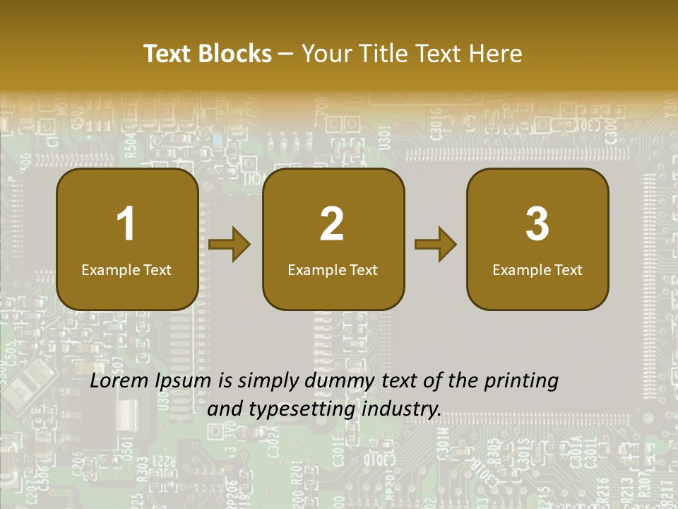 Technology Chips PowerPoint Template