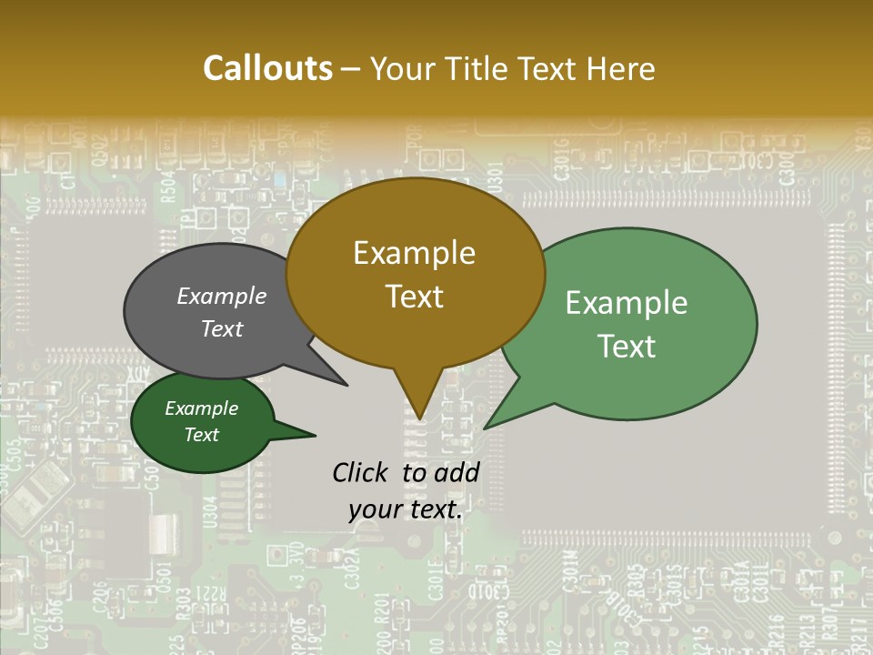 Technology Chips PowerPoint Template