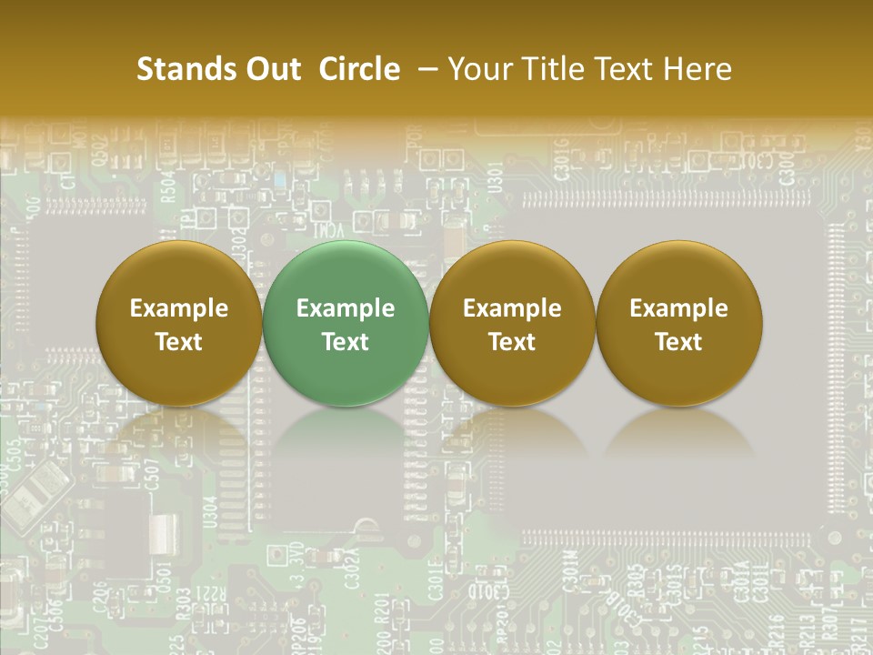 Technology Chips PowerPoint Template