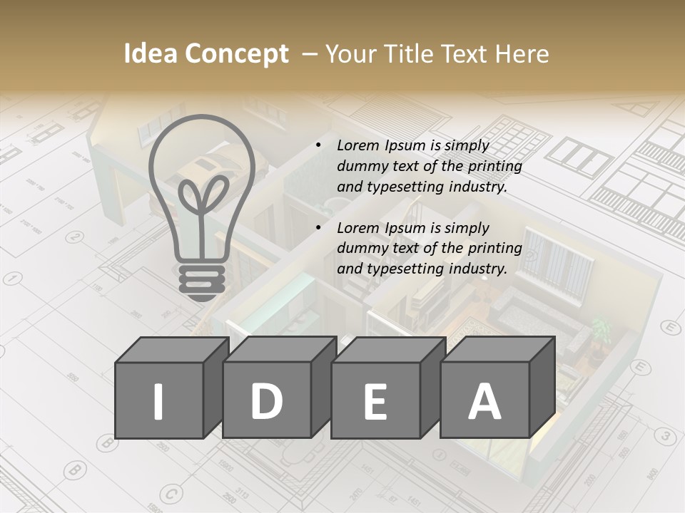 Isometric View PowerPoint Template