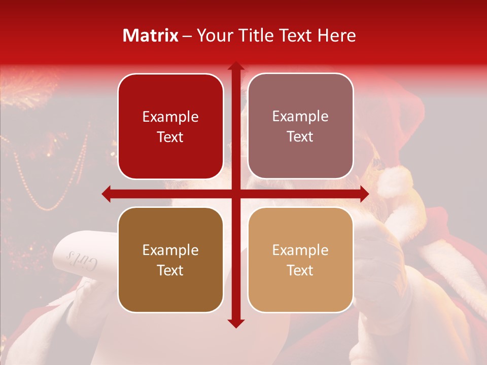 Christmas Girls PowerPoint Template