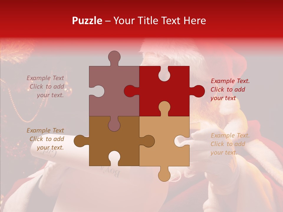 Christmas Girls PowerPoint Template