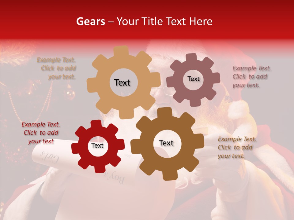 Christmas Girls PowerPoint Template