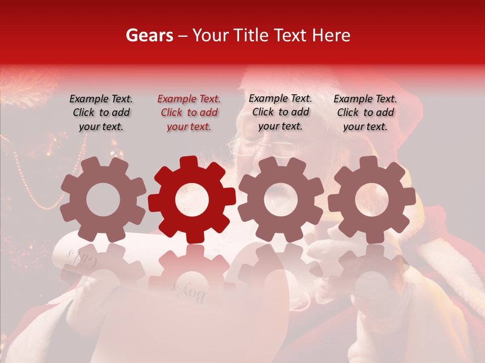 Christmas Girls PowerPoint Template