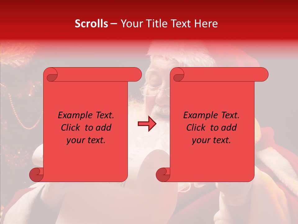 Christmas Girls PowerPoint Template