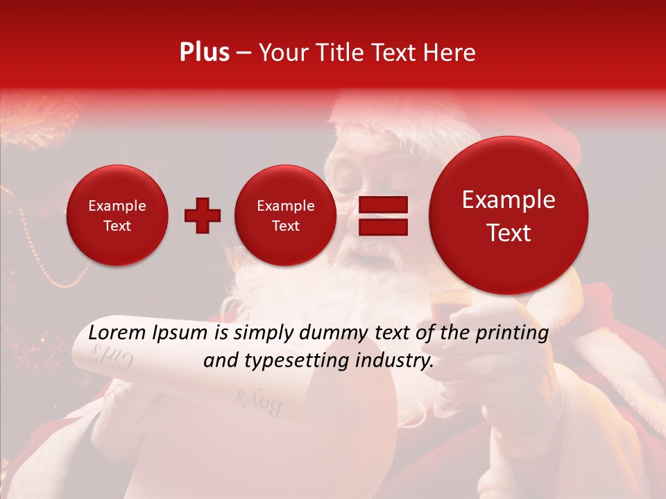 Christmas Girls PowerPoint Template