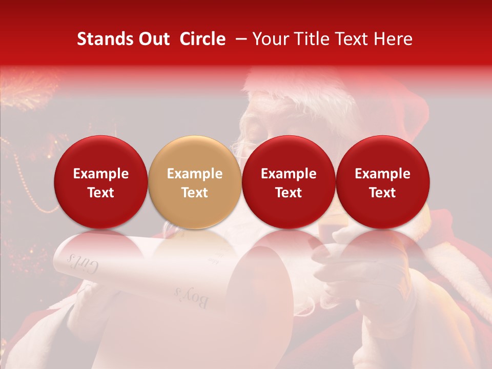 Christmas Girls PowerPoint Template