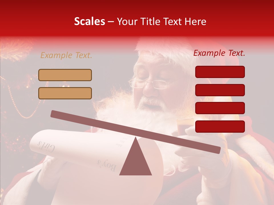 Christmas Girls PowerPoint Template