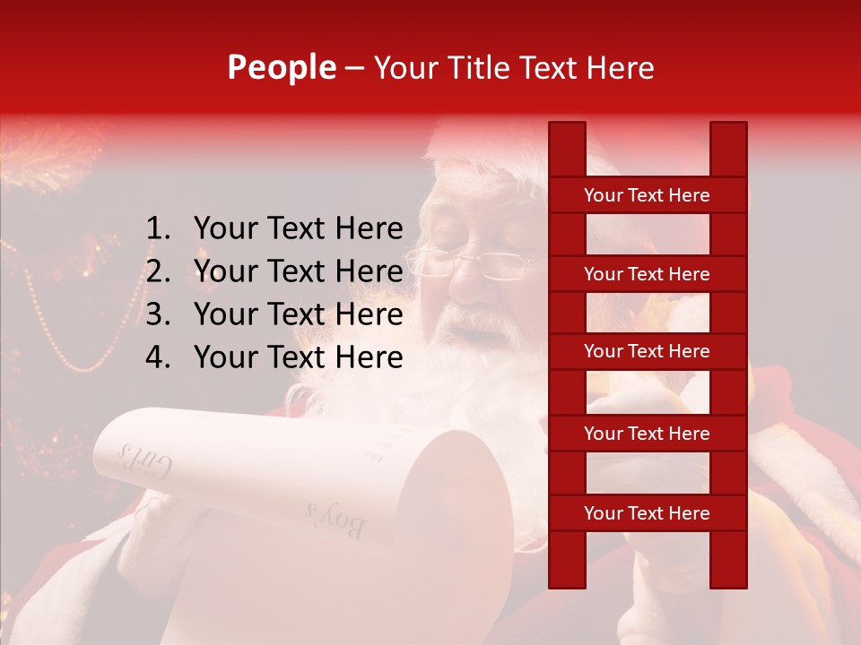 Christmas Girls PowerPoint Template